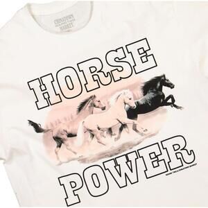 CHINATOWN MARKET HORSE POWER SHIRT UV ACTIVATED SUN XL